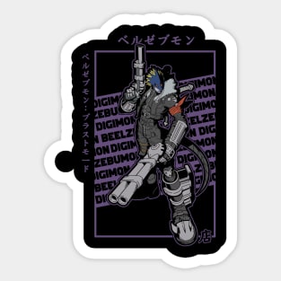 beelzebumon Sticker